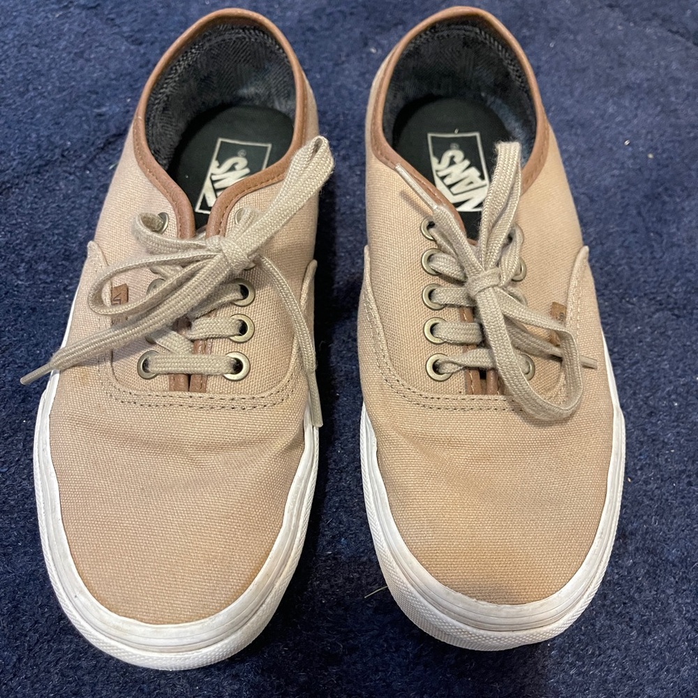 Tan Women’s Vans Size 8